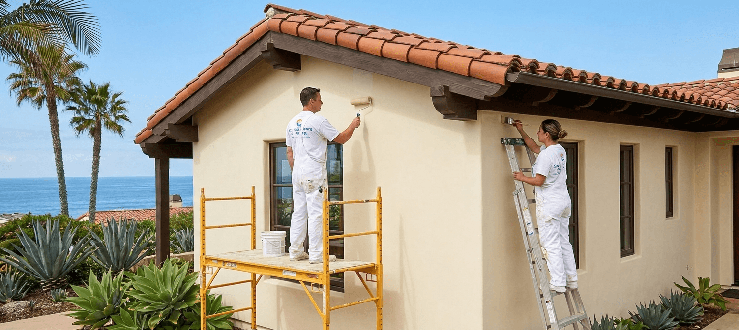 Arrow Pro Painting team at work in San Diego