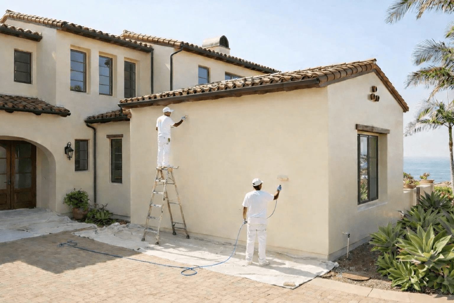 Arrow Pro Painting team at work